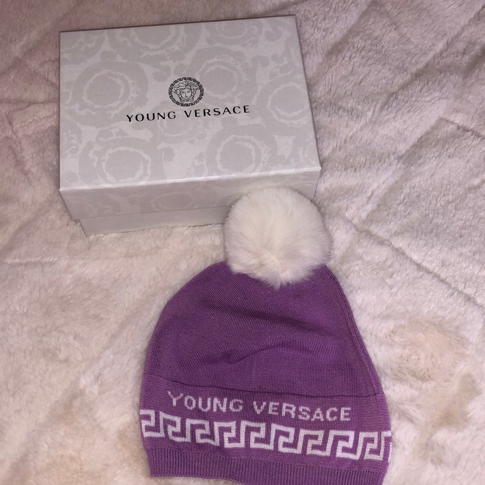 Versace baby hat